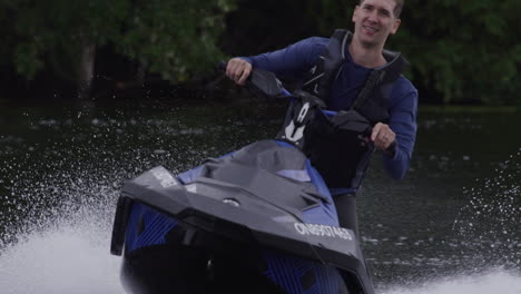 caucasian-dad-having-fun-on-a-jet-ski-summer-vacation