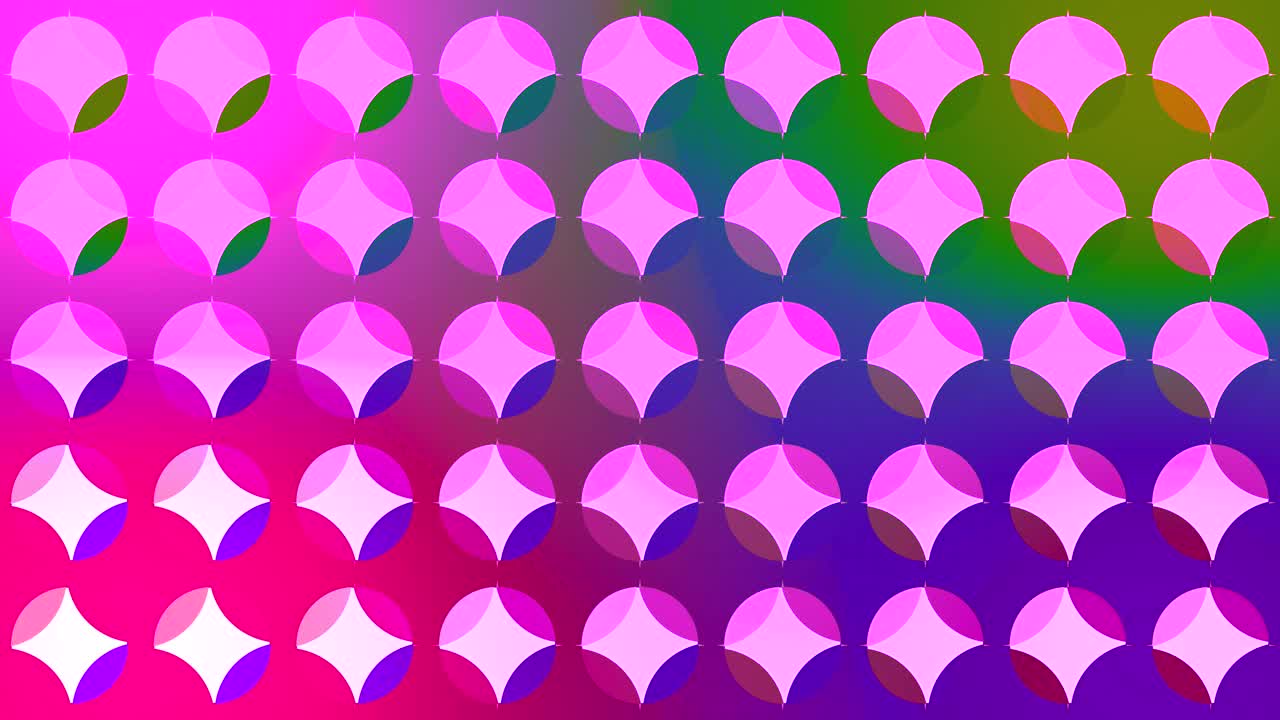 patrón geométrico abstracto con círculos y gradientes