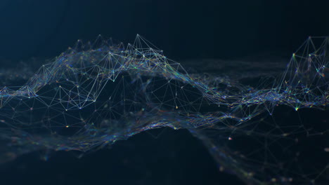 abstract digital network wavelength