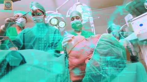 Animation-of-binary-coding-and-data-processing-over-diverse-surgeons-in-operating-theatre