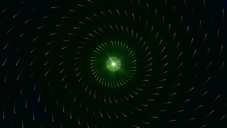 patrón de espiral verde abstracto