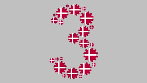 danish number three