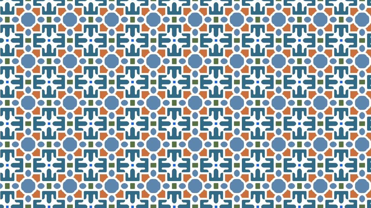 animación de bucle de patrón sin costuras geométricas