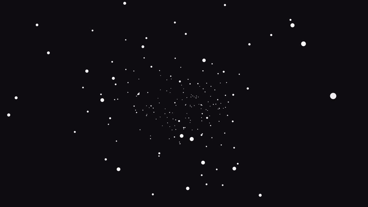 abstract animation of converging beams to a single point