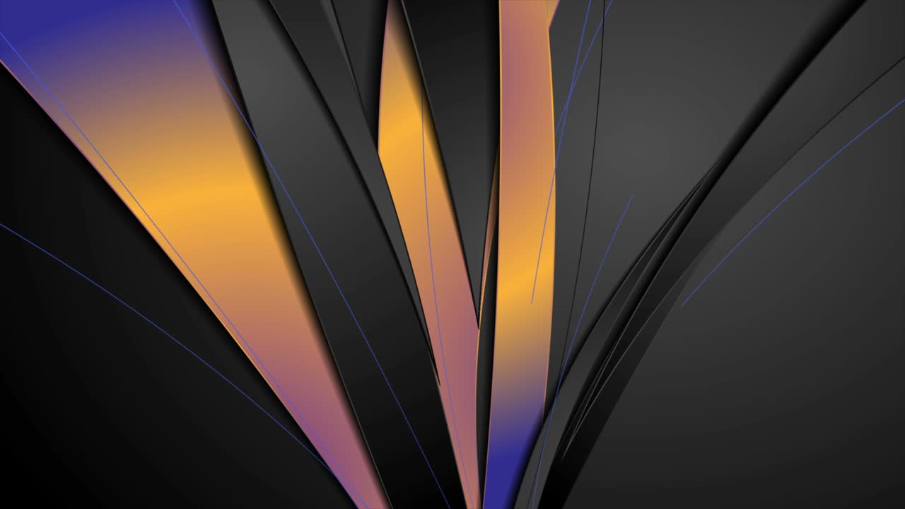 Corporate wavy stripes abstract motion background