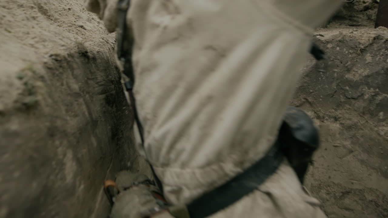 soldados en una trinchera