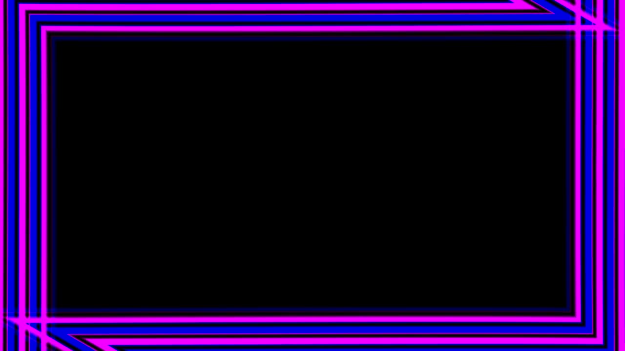 marco líneas neón video fondo