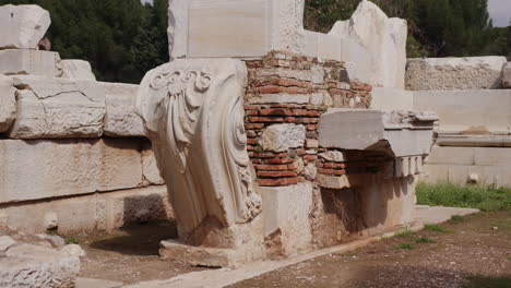 ancient altar of the temple of artemis in sardis