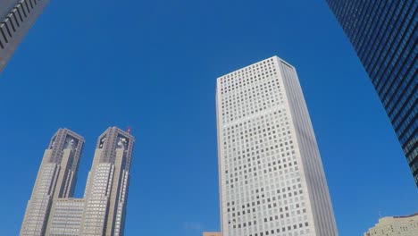 modern architectures in shinjuku district , tokyo , japan