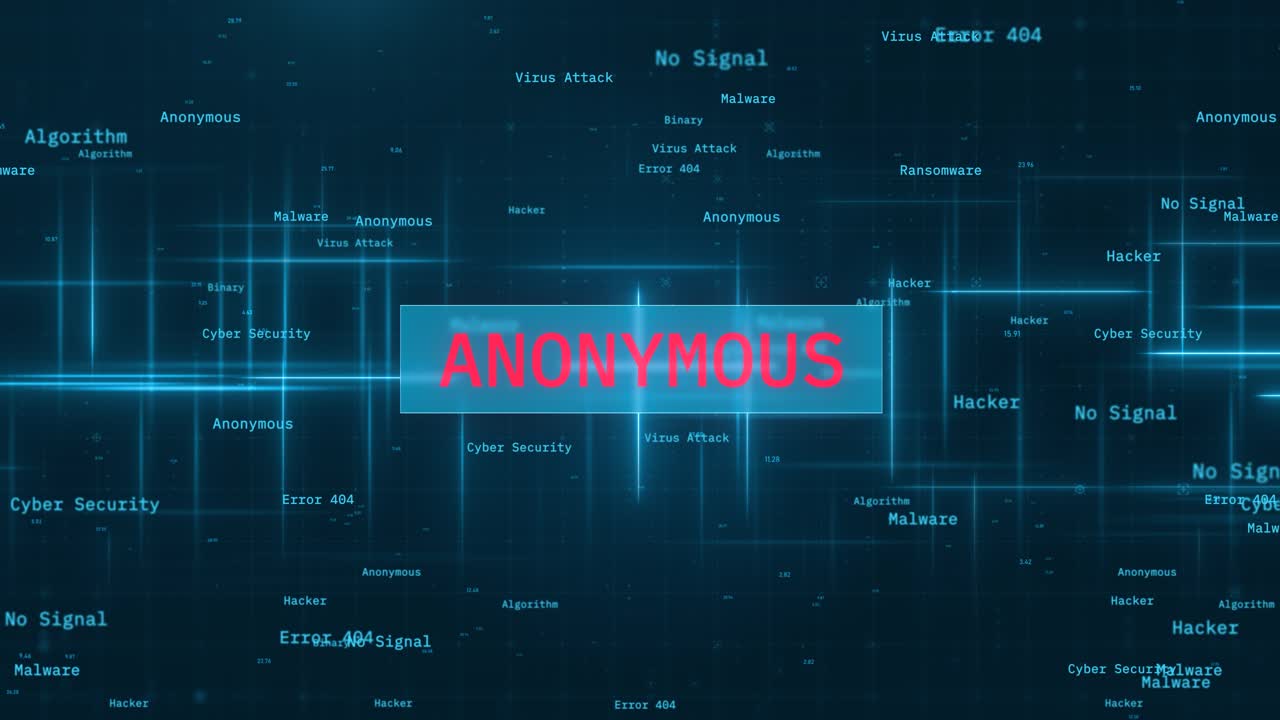 anonymous computer hacking notification and message