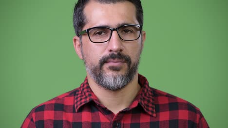 handsome persian bearded man eyeglasses