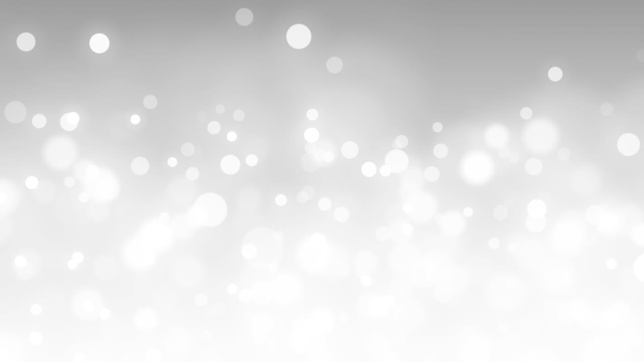 Soft Moving White Particles - 4K Loop-able Video