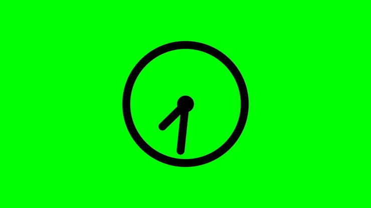 Stopwatch animated icon. Clock with moving arrows. Time run. Cartoon flat animation of UI element