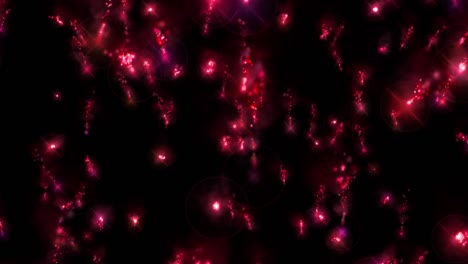 chispas de fuego partículas de color animación gráficos de movimiento