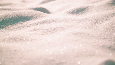 Snow-surface-close-up-with-microtexture-of-the-snow-surface
