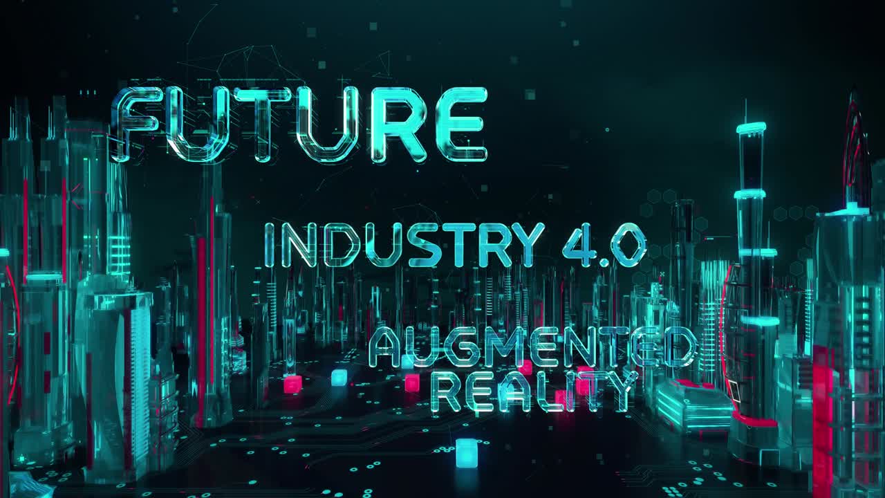 Immigration with digital technology hitech concept