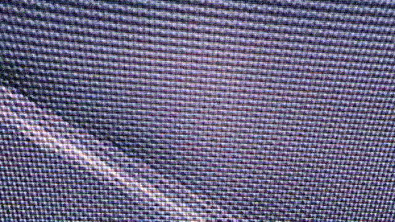 primer plano de una pantalla de televisión parpadeando glitchy píxeles de pantalla