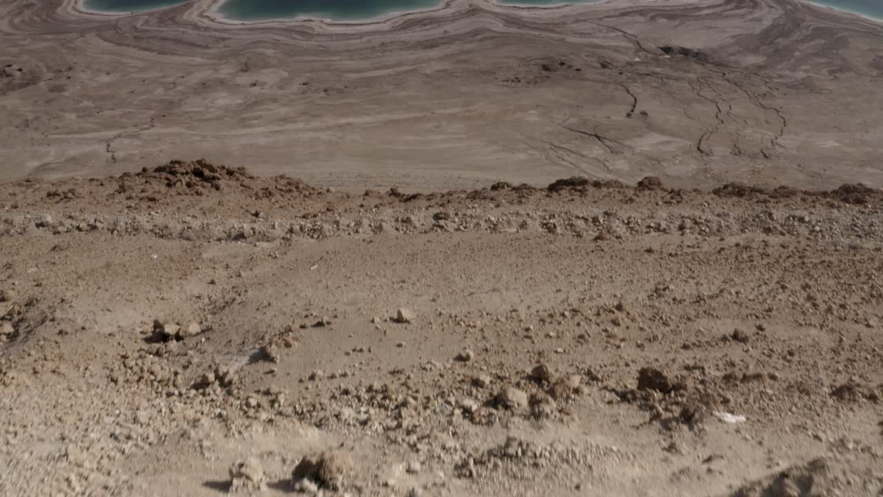 vista aérea del mar muerto