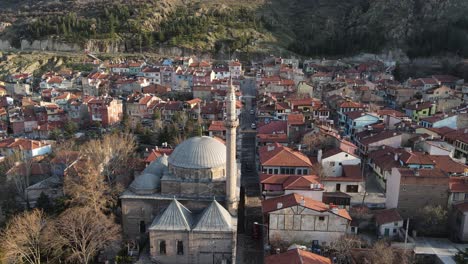 aerial historical mosque