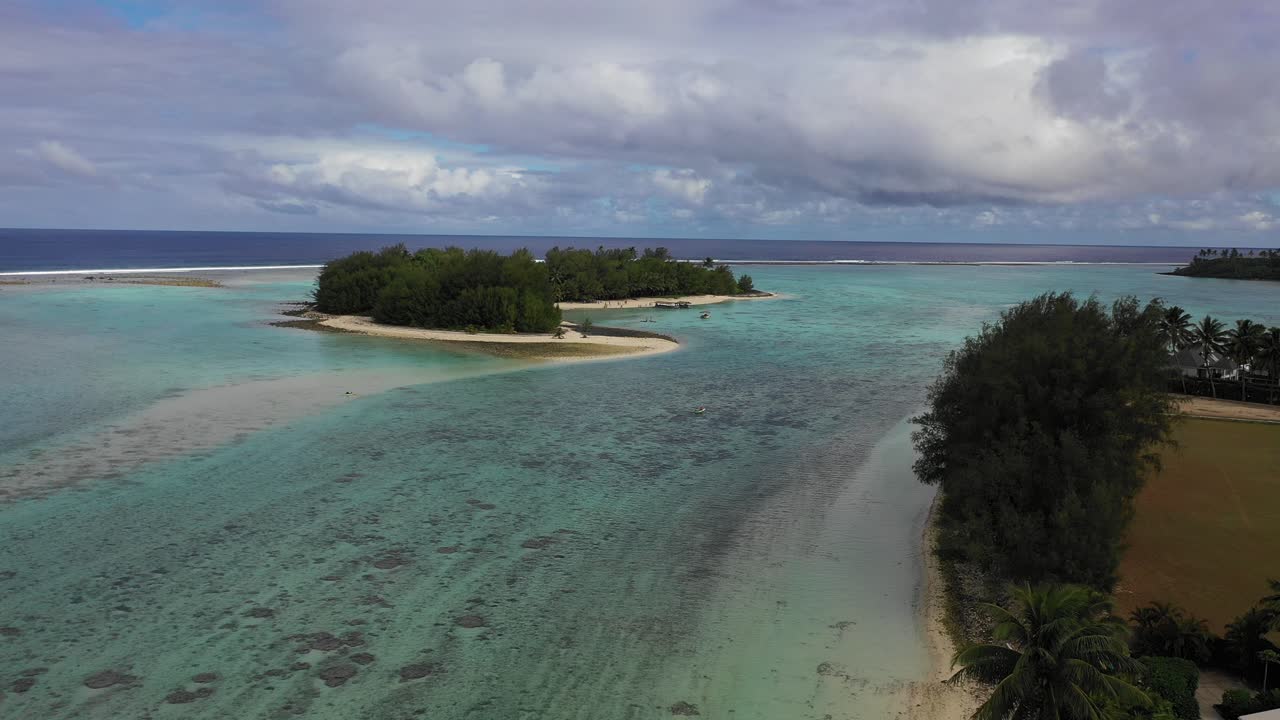 islas cook - vuelo playa rarotonga muri