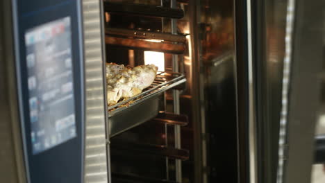 cooking meat skewers in oven