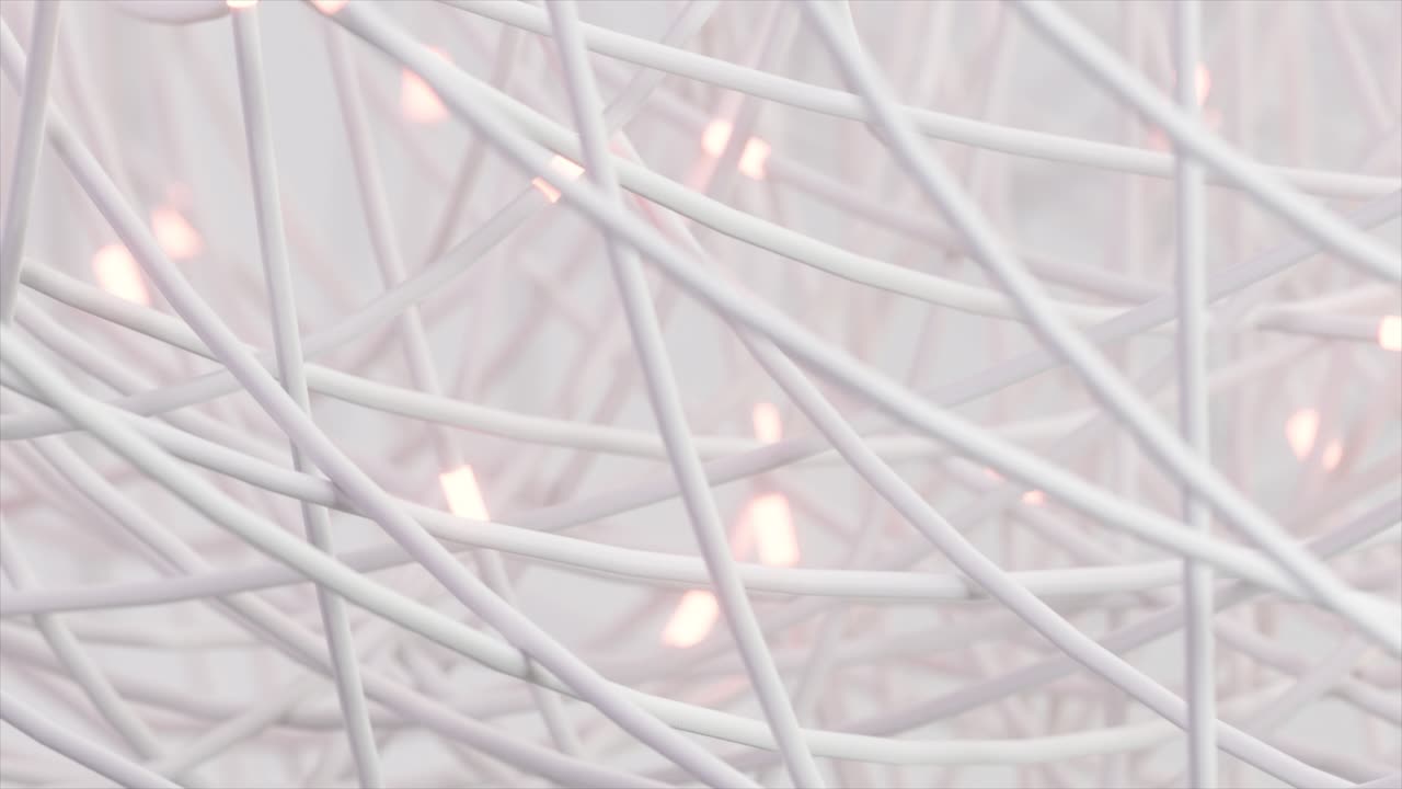 빛나는 선들의 추상적인 네트워크