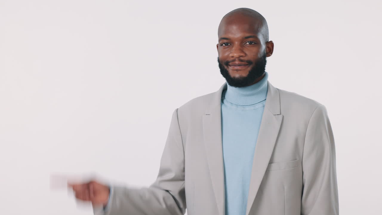 Business advertising, smile