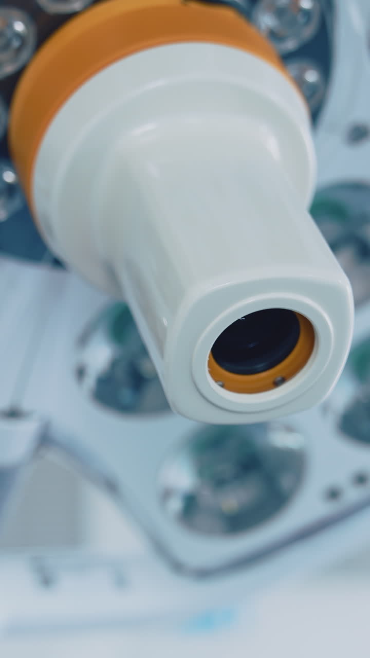 Modern operating room in hospital. Modern equipment in the hospital operating room