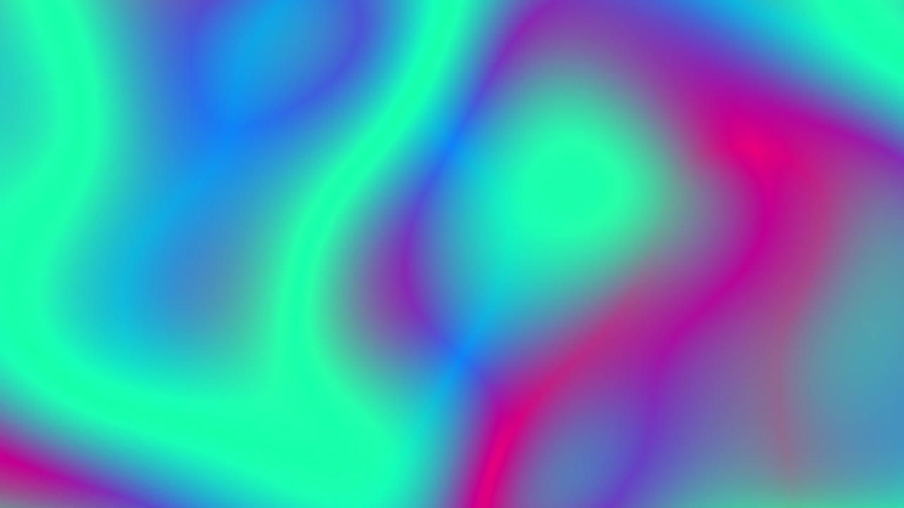 animación de colores rosados, azules y verdes que se mueven y ondean