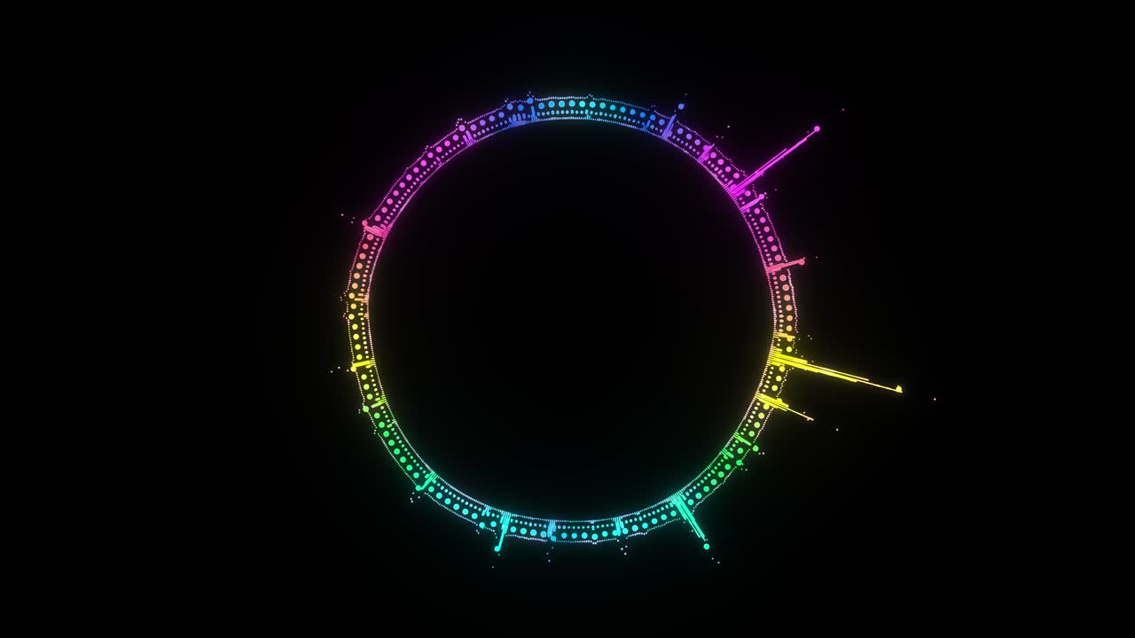Digital Audio Waveform and Equalizer Display Background