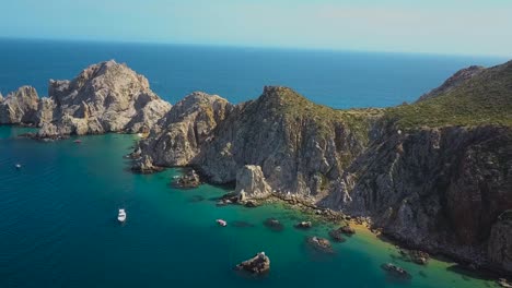 Toma-Aérea-Cinematográfica-De-Cabo-San-Lucas,-Mexico