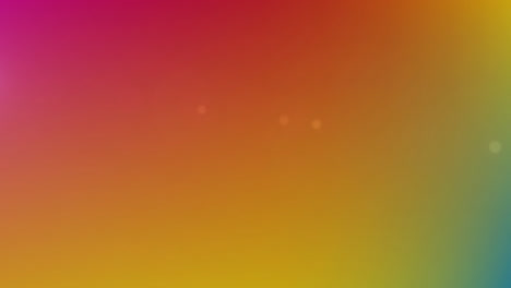 animación de manchas de luz blanca que se mueven sobre un fondo naranja.