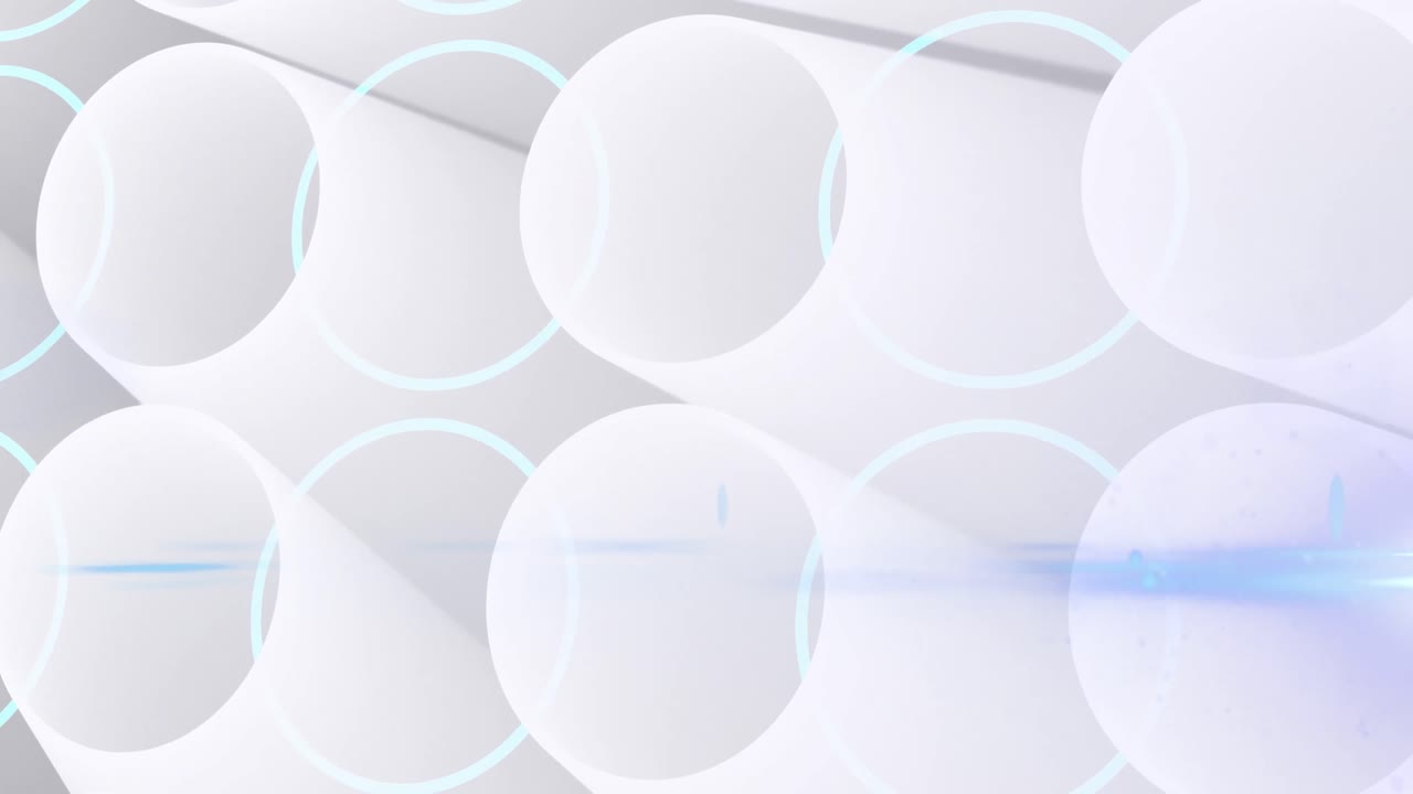 3d  ⁇ 색 둥근 모양의 반 ⁇ 이는 네트워크의 애니메이션