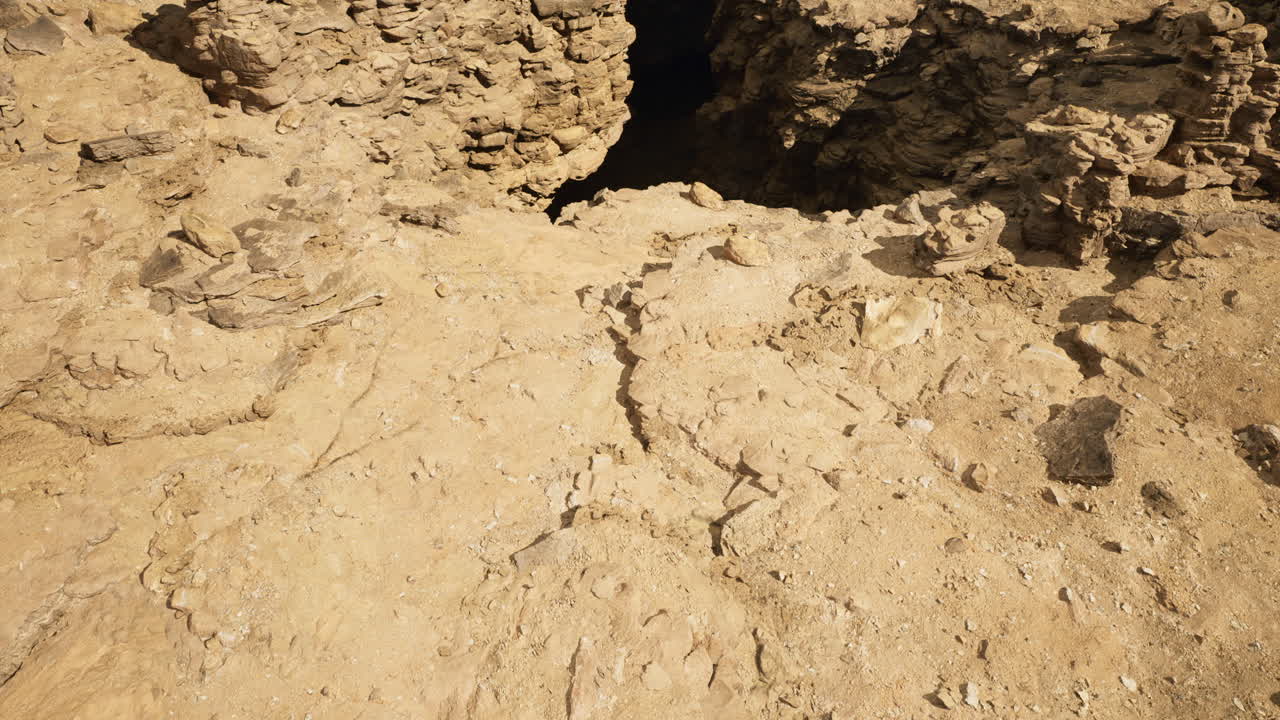 Arid Landscape with Rocky Terrain