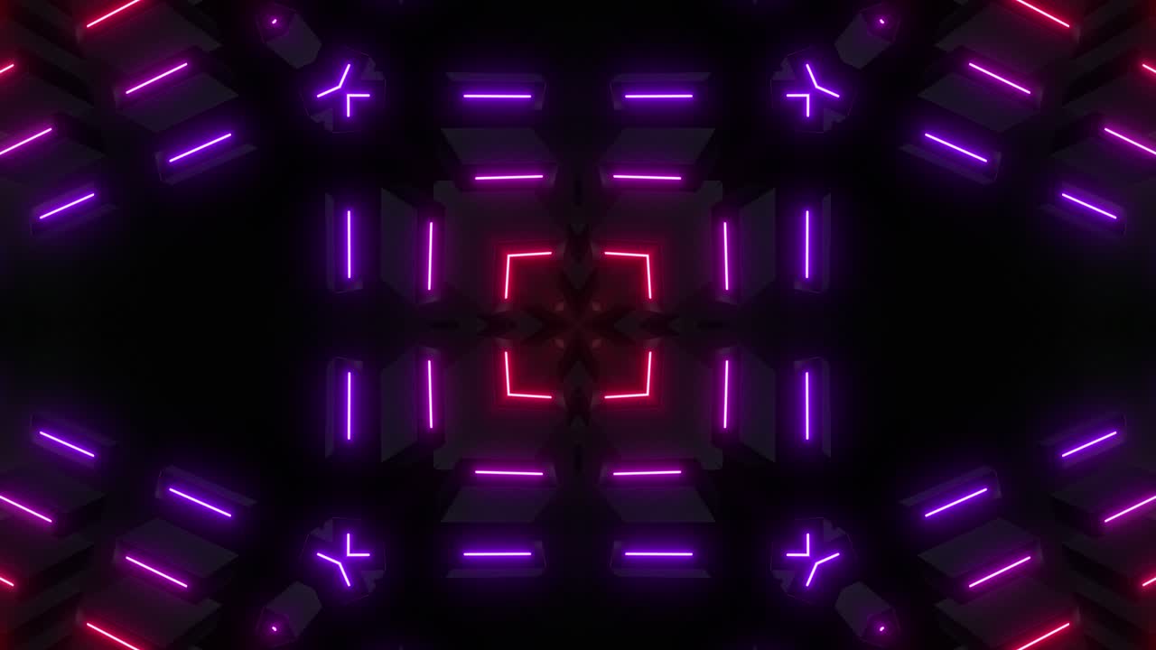Sfondio astratto geometrico al neon
