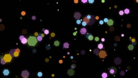 particle pop abstract effect background