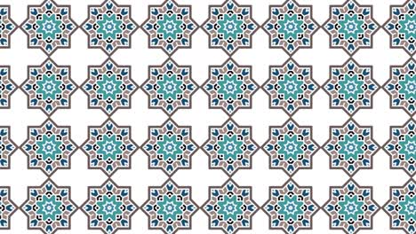 Loop-video-of-Decorative-tile-pattern-design