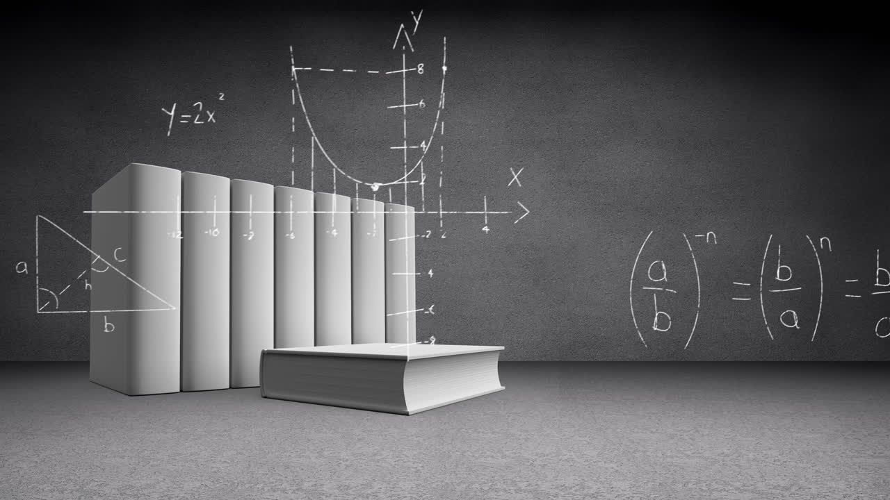 그림과 책으로 이루어진 수학 방정식