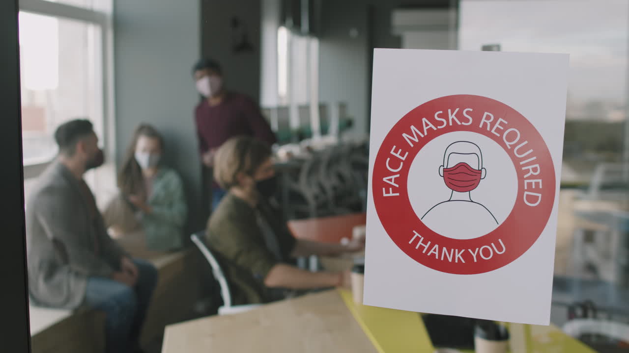 Office Safety Guidelines with Face Masks