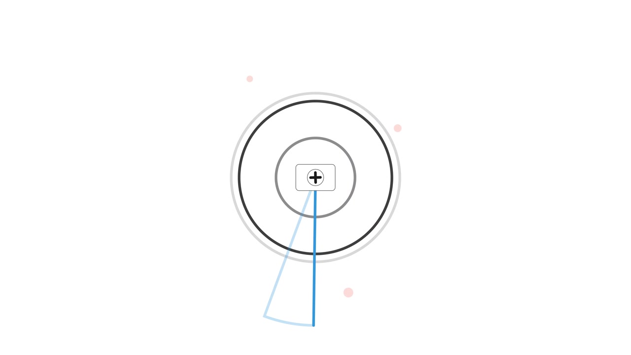 Abstract Radar Animation with Rotating Scanning Beam