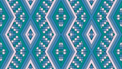 kaleidoscopic shapes stripes and squares colorful seamless looping background