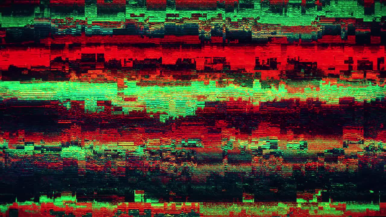 Dynamic Digital Glitch Error Noise Background