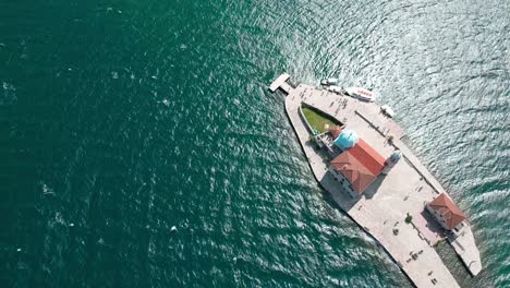 Our-Lady-of-Rock-island-drone-shot