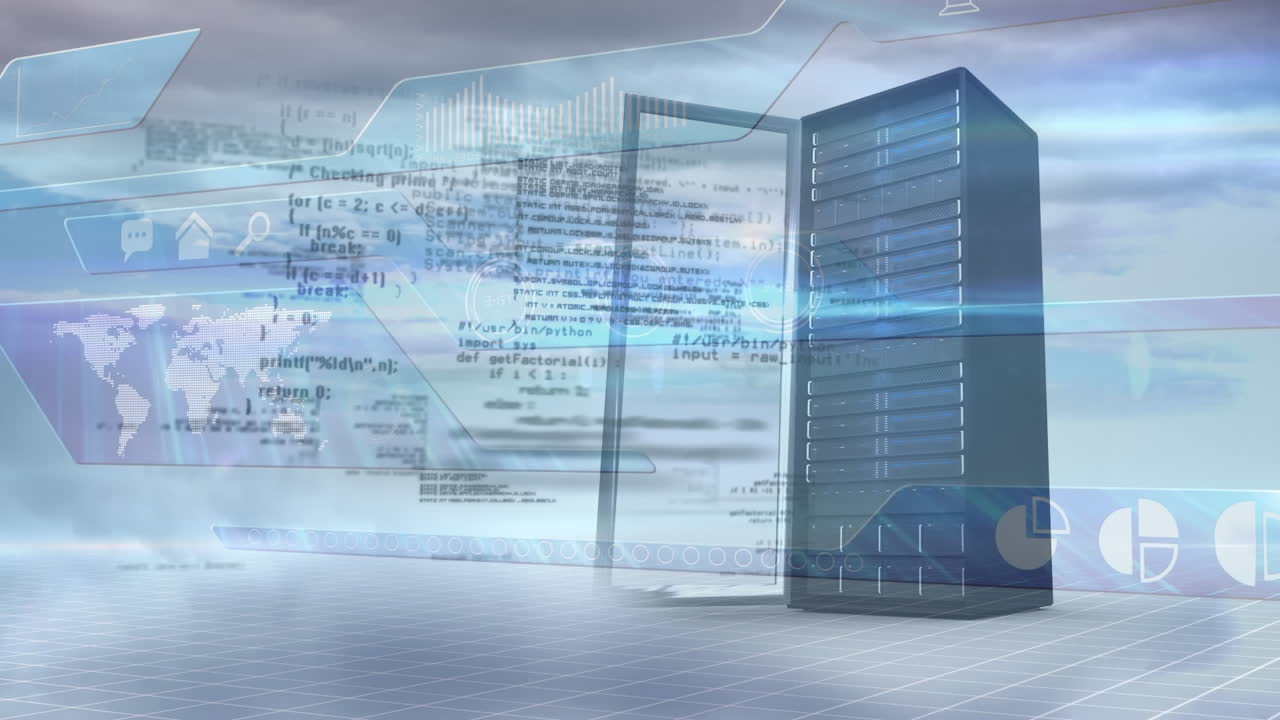 animazione di conteggio sul server nelle nuvole