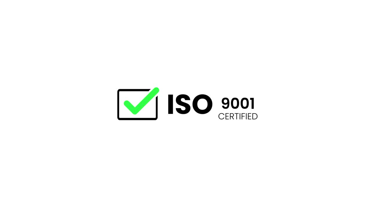 Animated ISO 9001 Certified Checkmark