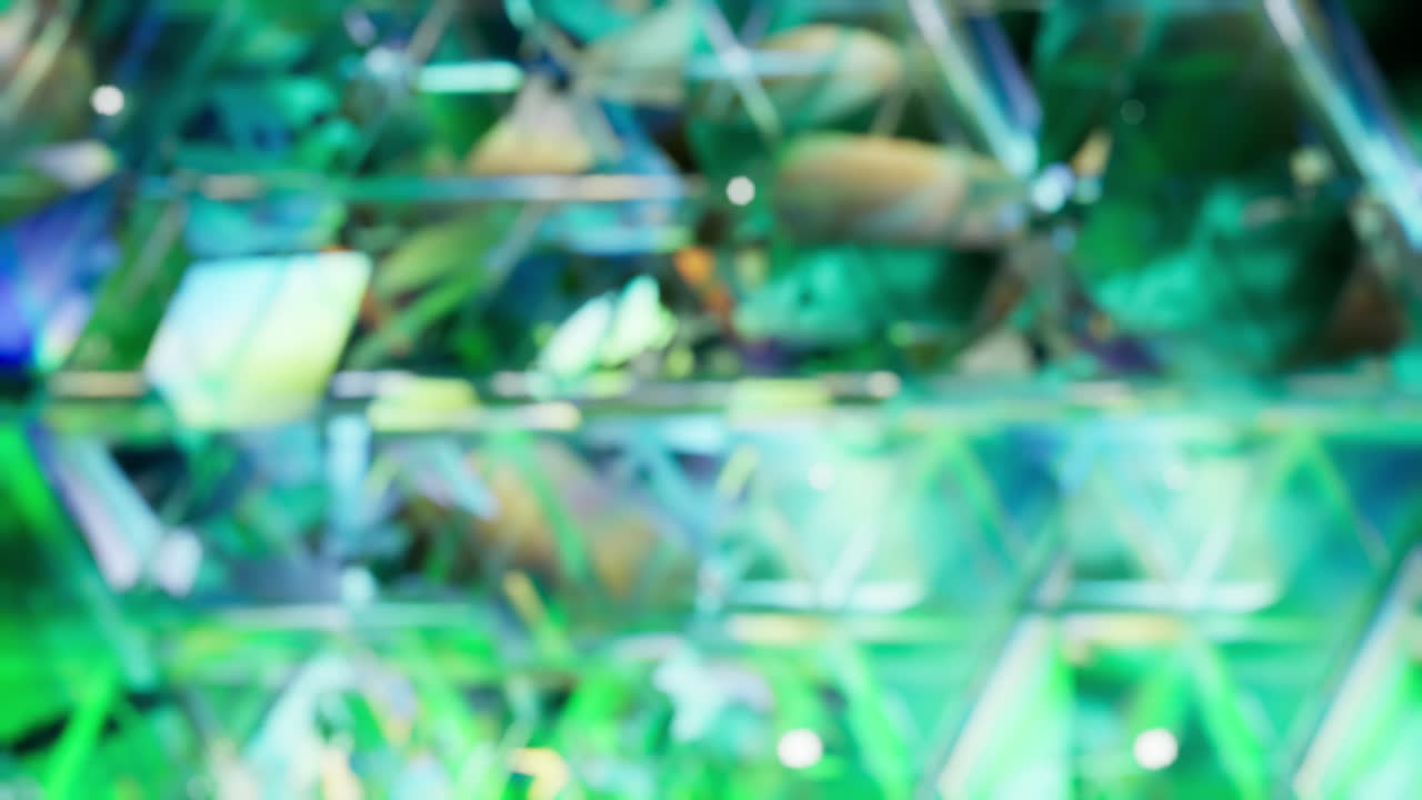 patrón geométrico abstractamente borroso verde y azul