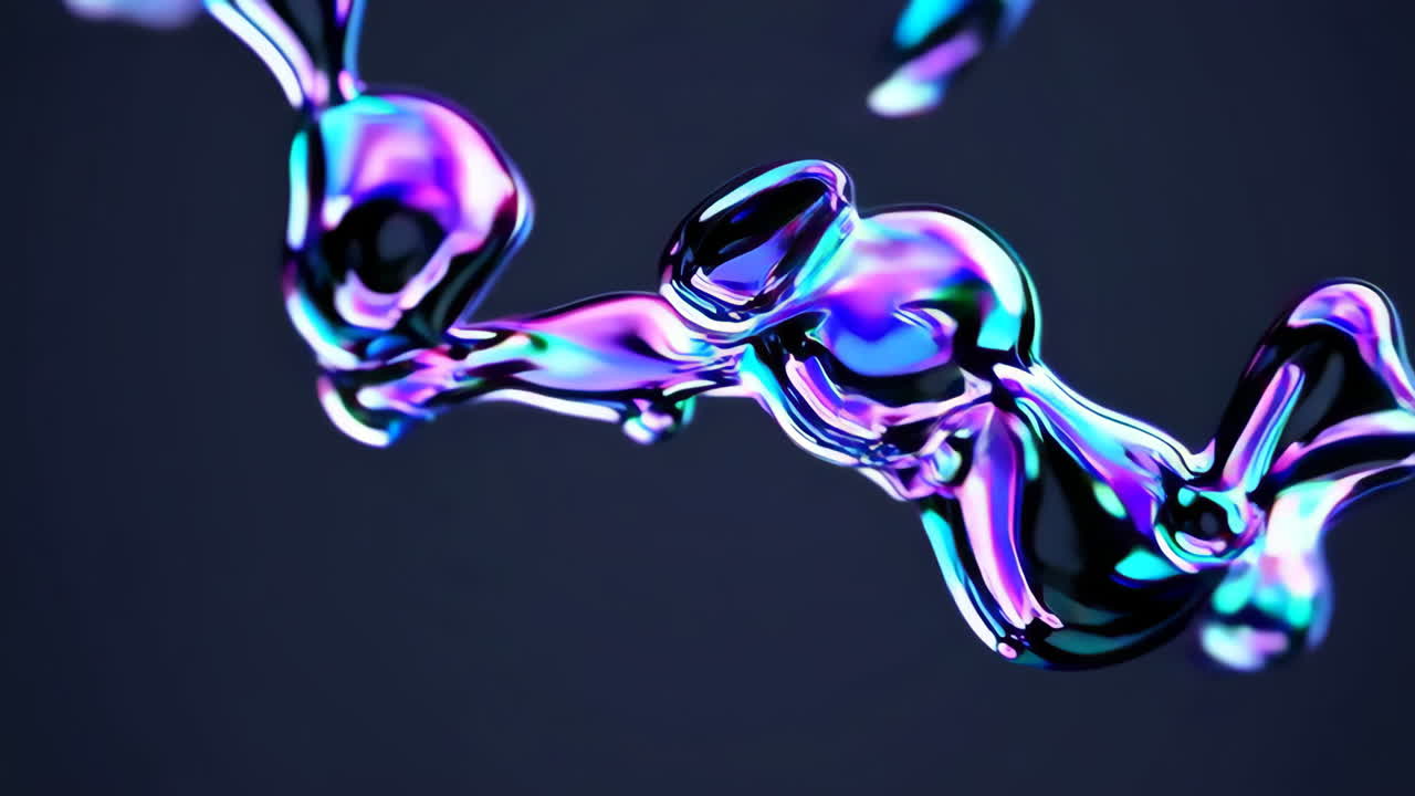 추상적인 액체 형태