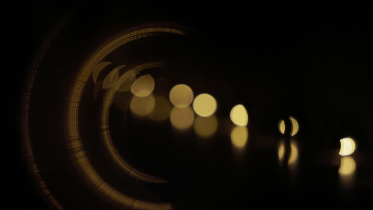 황금 추상적인 조명 배경 - 애니메이션