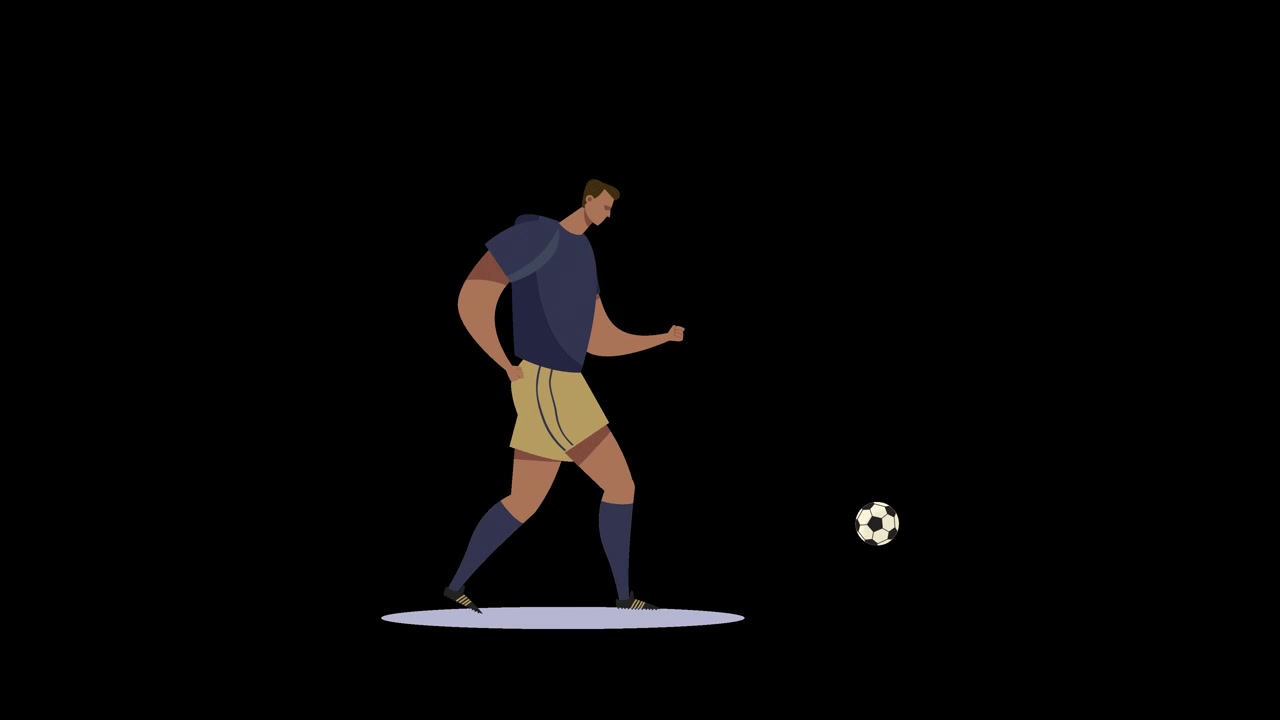 Soccer Player in Action