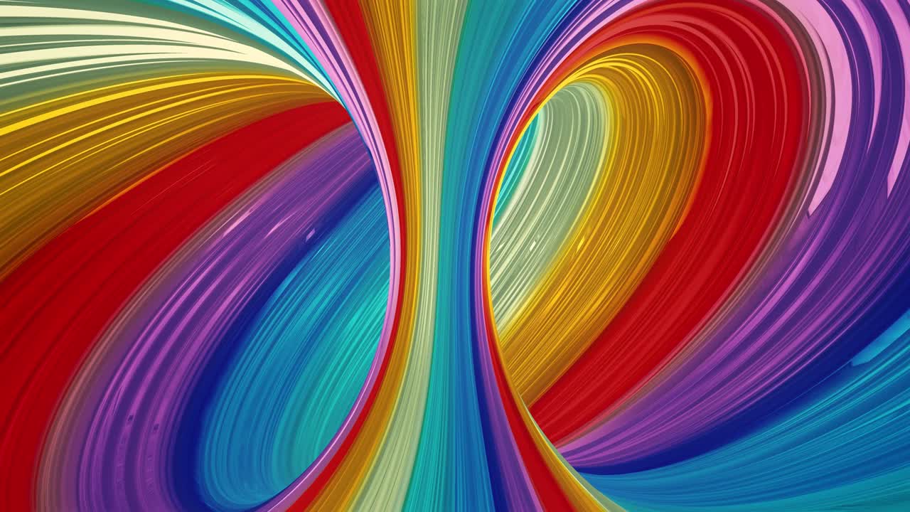 Abstract spinning lines background. 4K motion design